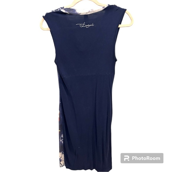 Desigual draped floral dress size small GUC M 0487 - Picture 2 of 7